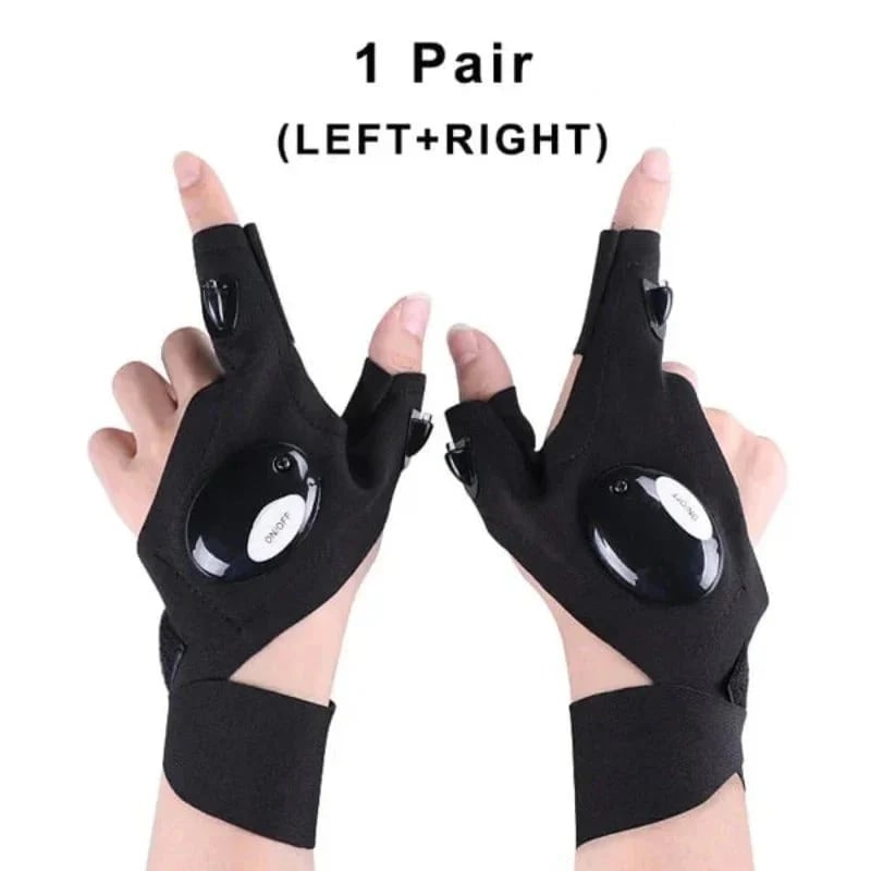 đ„đ„Hands-Free LED Half Finger Gloves