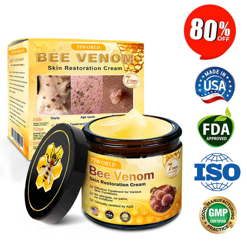 Made and Shipped from USA ✨ Tiworld® Bee Venom Skin Restoration Cream ⏰ LAST DAY 80% OFF💌