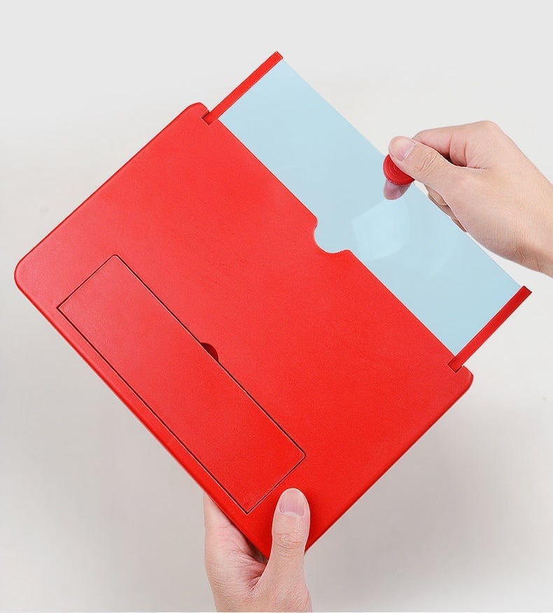 12"Mobile Phone Magnifier - Ultra-HD Screen Magnifier for Easy TV Viewing Orientation for Landscapes Use Eye Protection Full-Screen Mobile Phone Magnification