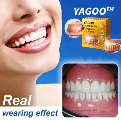 🌎Limited-Time Sale Ends Easter! ⏰Yagoo™ Medical Full Denture with Strong Suctiond🦷Obtain American Dental Association (ADA) Certification