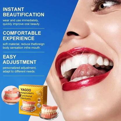 🌎Limited-Time Sale Ends Easter! ⏰Yagoo™ Medical Full Denture with Strong Suctiond🦷Obtain American Dental Association (ADA) Certification