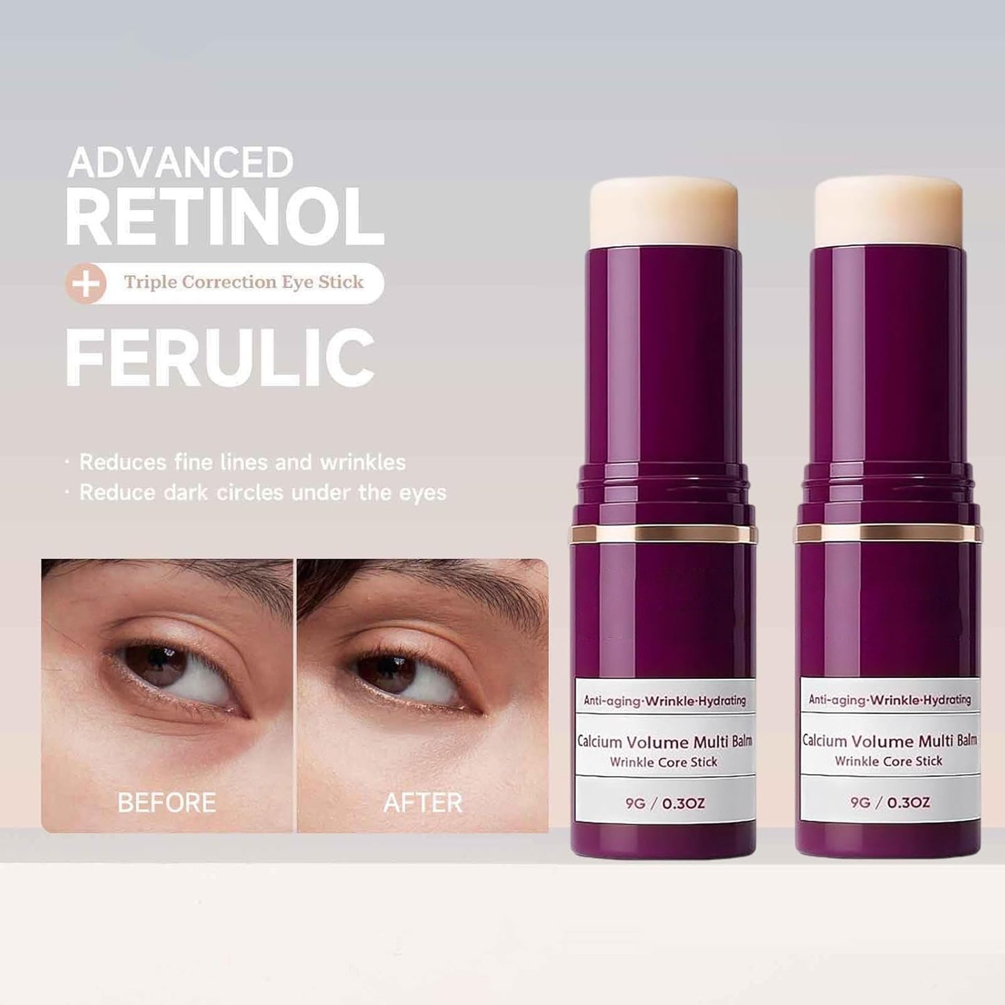 🏆Hot Sale⚡Anti-Aging Multi-Balm Stick - Wrinkle Care for Face, Lips & Eyes