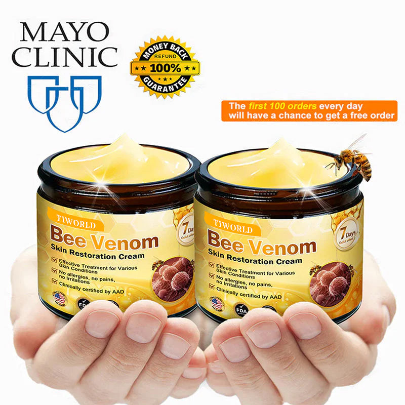 Made and Shipped from USA ✨ Tiworld® Bee Venom Skin Restoration Cream ⏰ LAST DAY 80% OFF💌