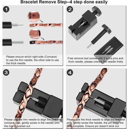 Copper magnetic bracelet——Relieve fatigue and promote blood circulation✨