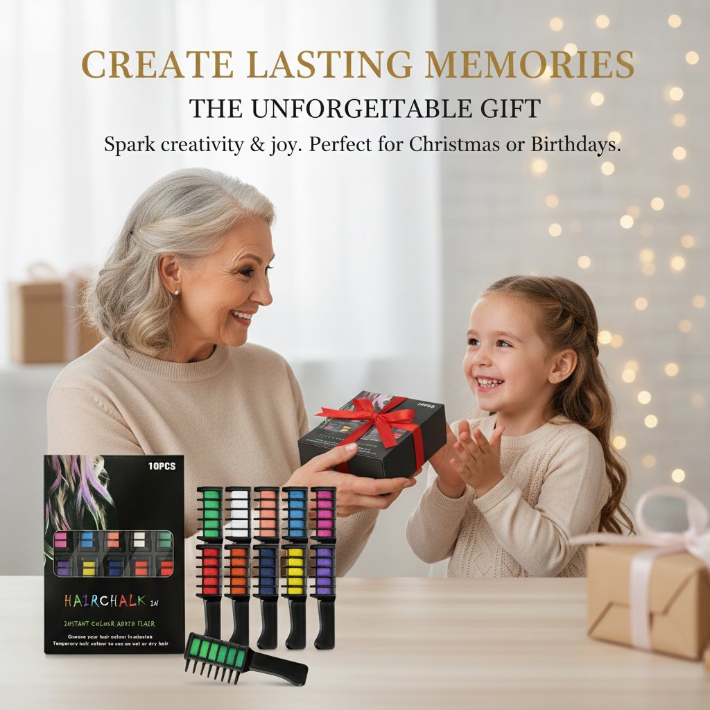 ✨Festive Fun Hair Chalk Combs