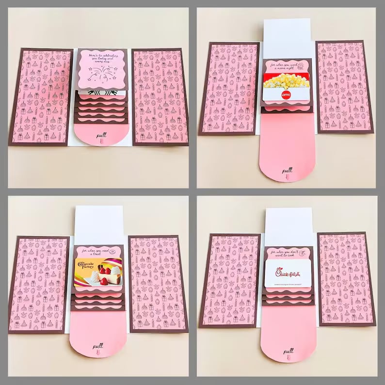 🏆Flash Sale⚡ 50K+ SOLD! Almost Gone-🎅Handmade Christmas gift card booklet