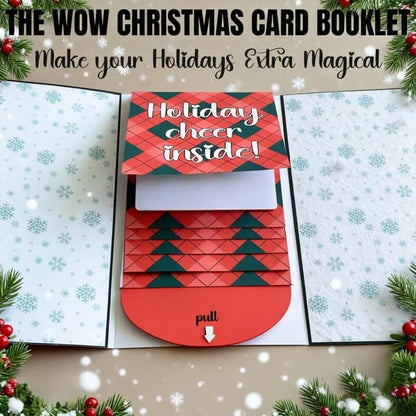 🏆Flash Sale⚡ 50K+ SOLD! Almost Gone-🎅Handmade Christmas gift card booklet