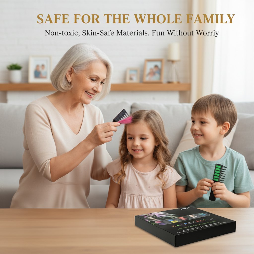 ✨Festive Fun Hair Chalk Combs