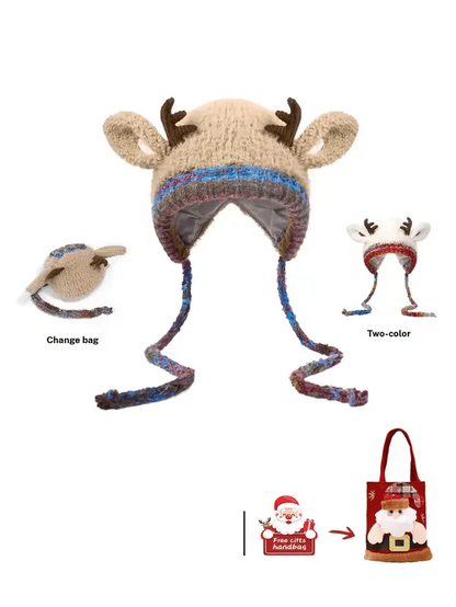 🔥Original design Festive Christmas Antler Hat